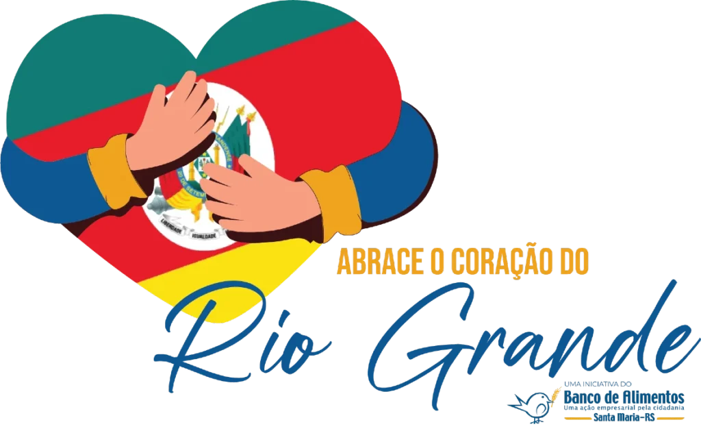 Logotipo campanha Abrace o Coração do Rio Grande